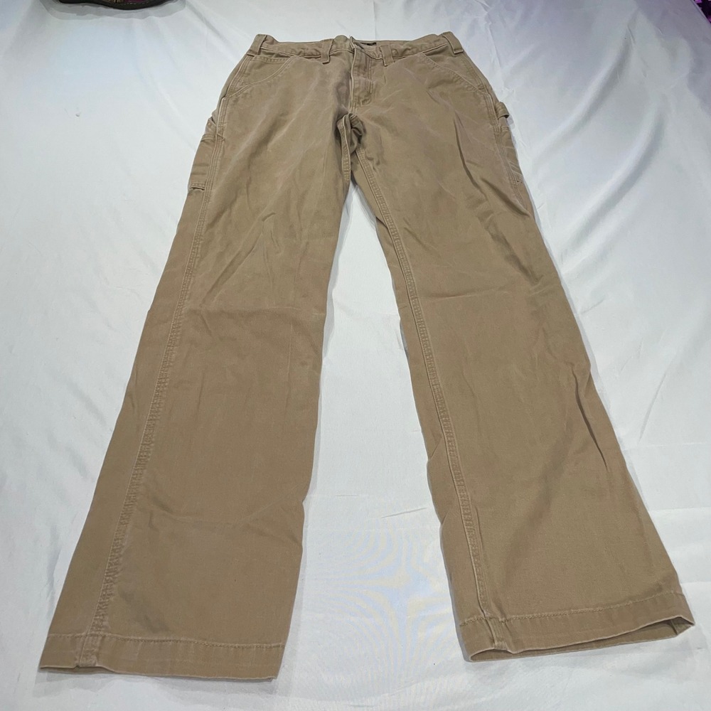 Carhartt B324-DKH‎ Relaxed Fit Twill Utility Work Pants Tan Khaki Mens 30x34